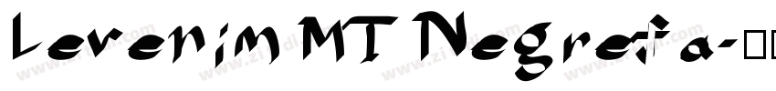 Levenim MT Negreta字体转换